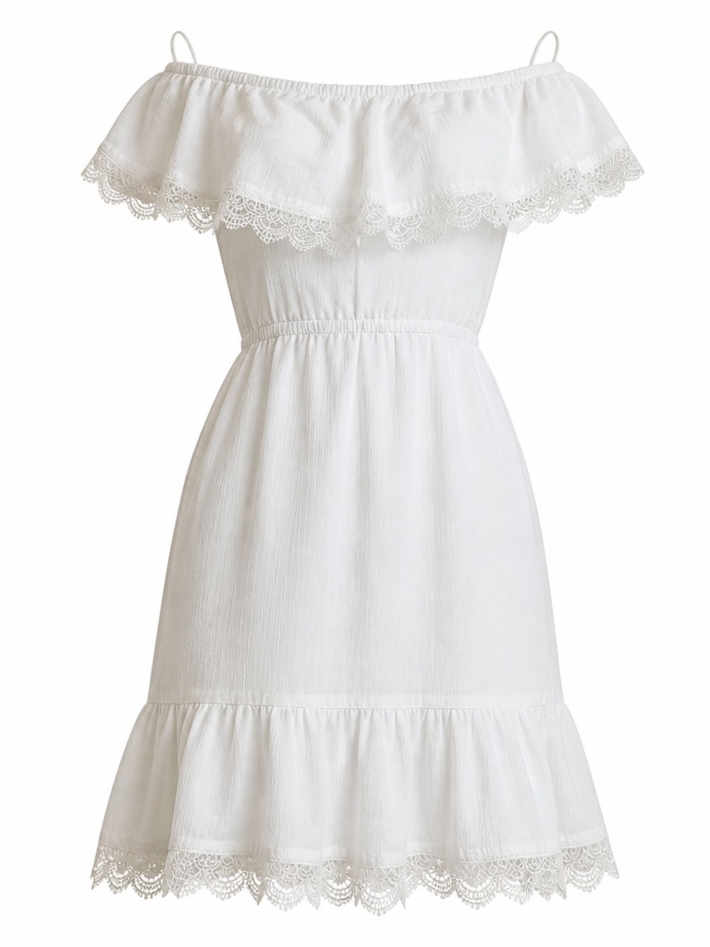 Brand new with tags Express strapless lace trim midi dress. Size large